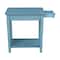 International Concepts Rectangle Narrow End Table, 22 W, 14 L, 25 in H, Wood, Antique Rubbed Ocean Blue OT32-2214 - alternate 5